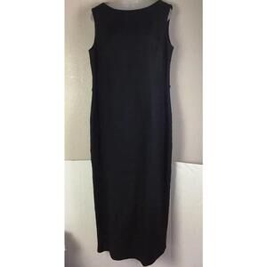 Preview Collection Nordstrom Womens 12 LBD Linen Sheath Sleeveless Pencil Dress